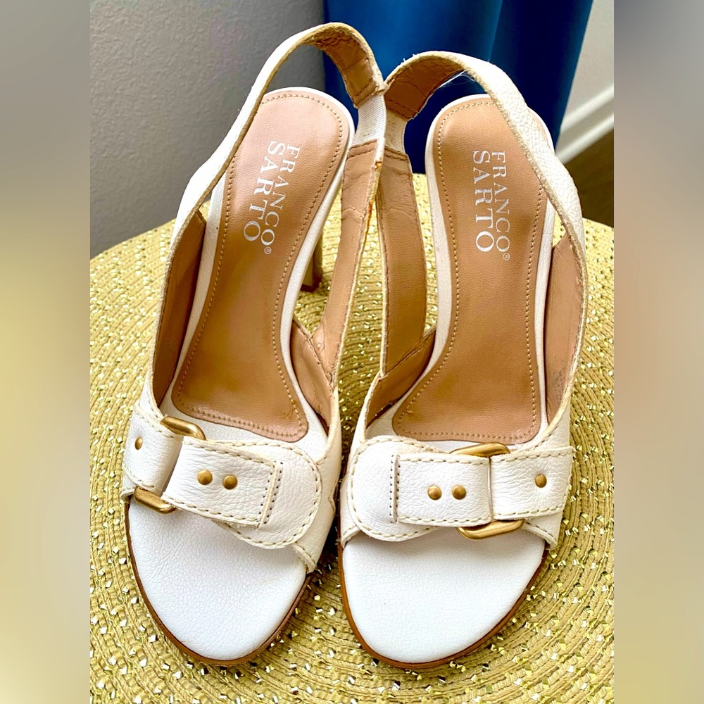 Franco Sarto Platform Sling-backs